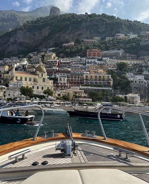 Positano from the water