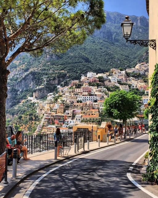 A street in Positano, Italy