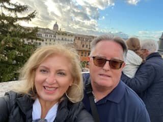 Don and Carmen in Rome